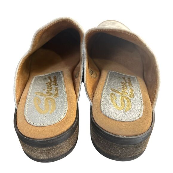 Sbicca Citrine Mule Womens 9M Ice Velvet Slip On Shoes Boho Quiet Luxury - Picture 5 of 7